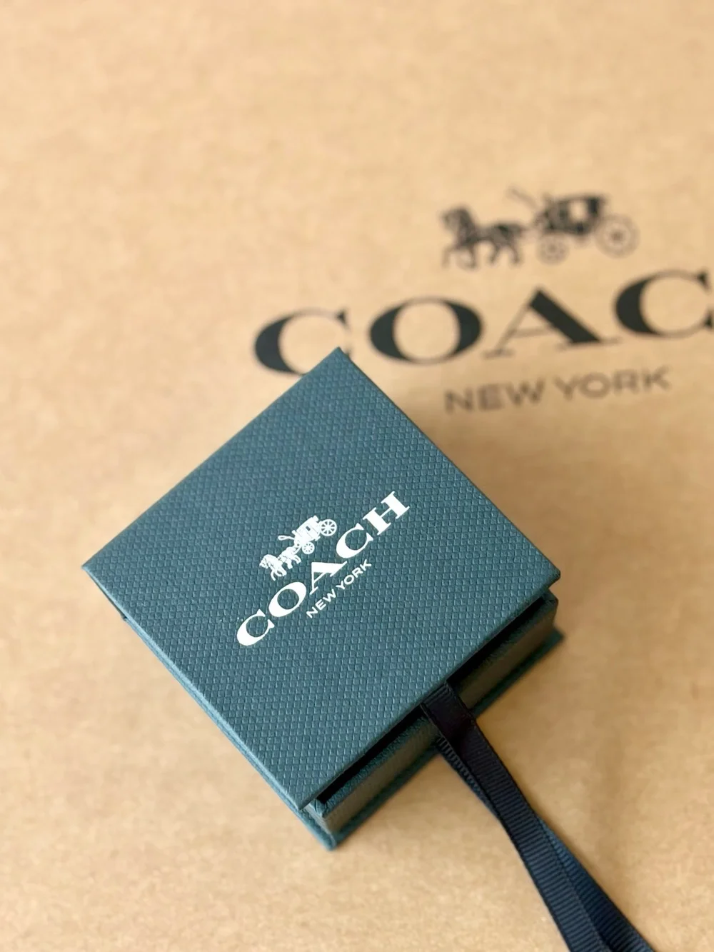 Coach Boxed LOVE Earrings NWT - Picture 6 of 8